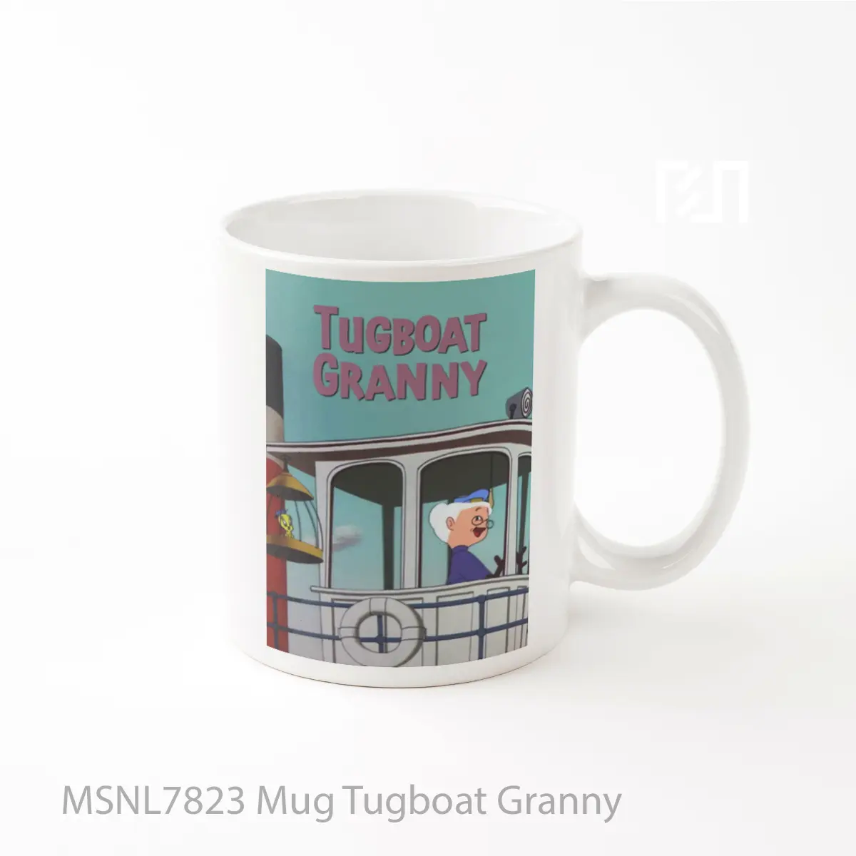 Mug Tugboat Granny Gelas Keramik Tema Film MSNL7823