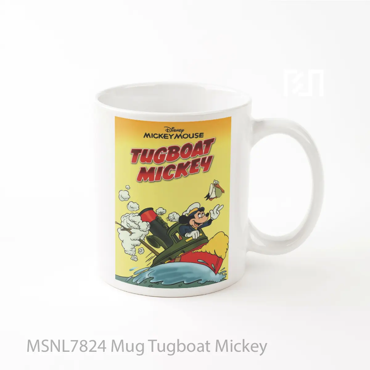 Mug Tugboat Mickey Gelas Keramik Tema Film MSNL7824