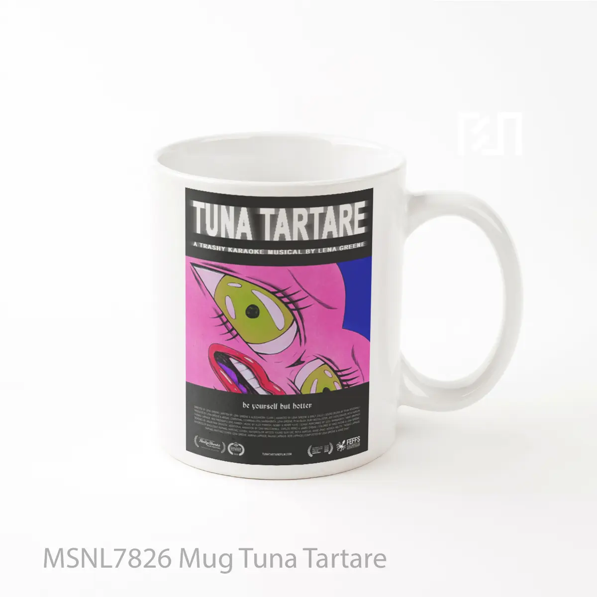 Mug Tuna Tartare Gelas Keramik Tema Film MSNL7826
