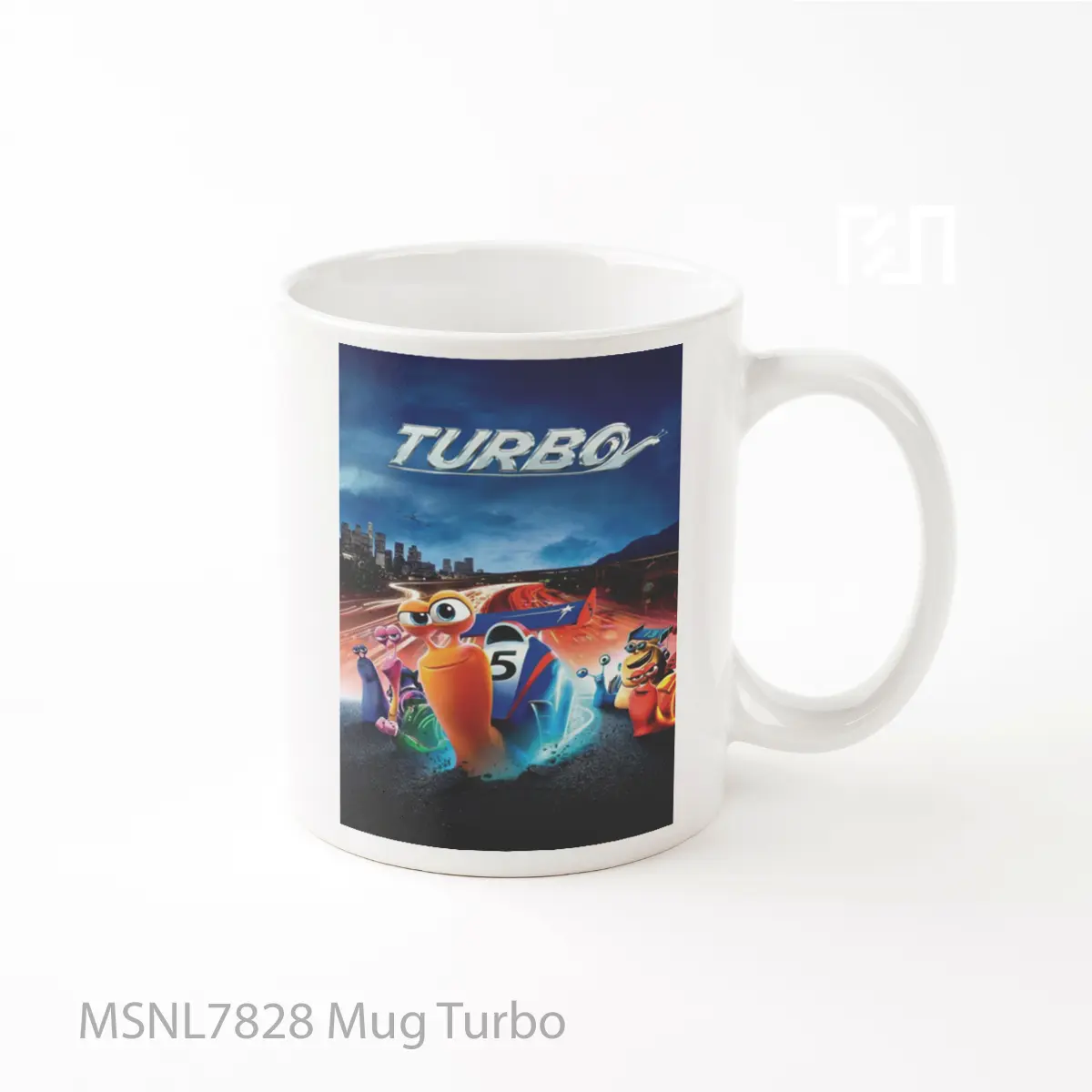 Mug Turbo Gelas Keramik Tema Film MSNL7828