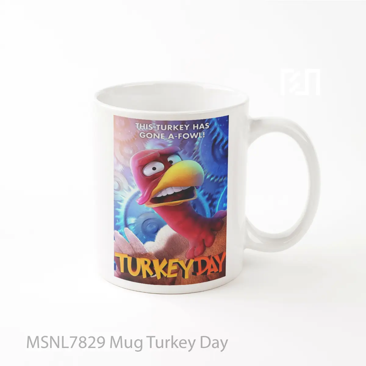 Mug Turkey Day Gelas Keramik Tema Film MSNL7829