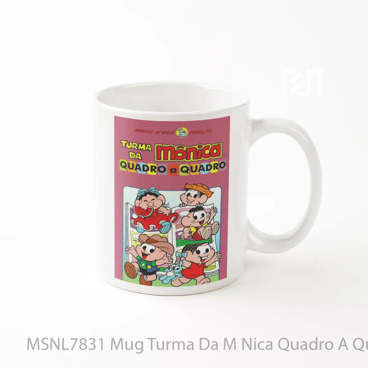 Mug Turma Da M Nica Quadro A Quadro Gelas Keramik Tema Film MSNL7831