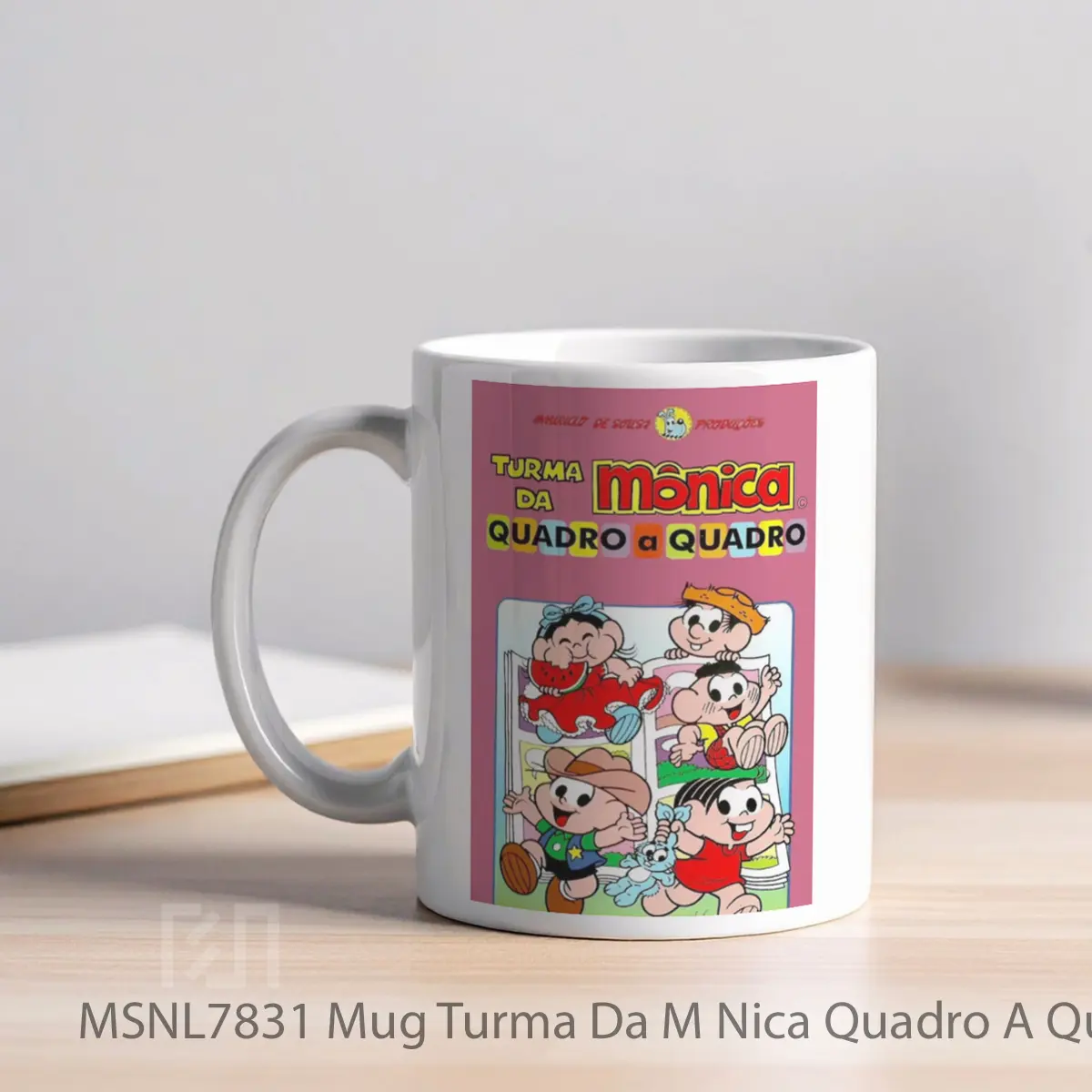 Mug Turma Da M Nica Quadro A Quadro Gelas Keramik Tema Film MSNL7831 - Tampak Kiri