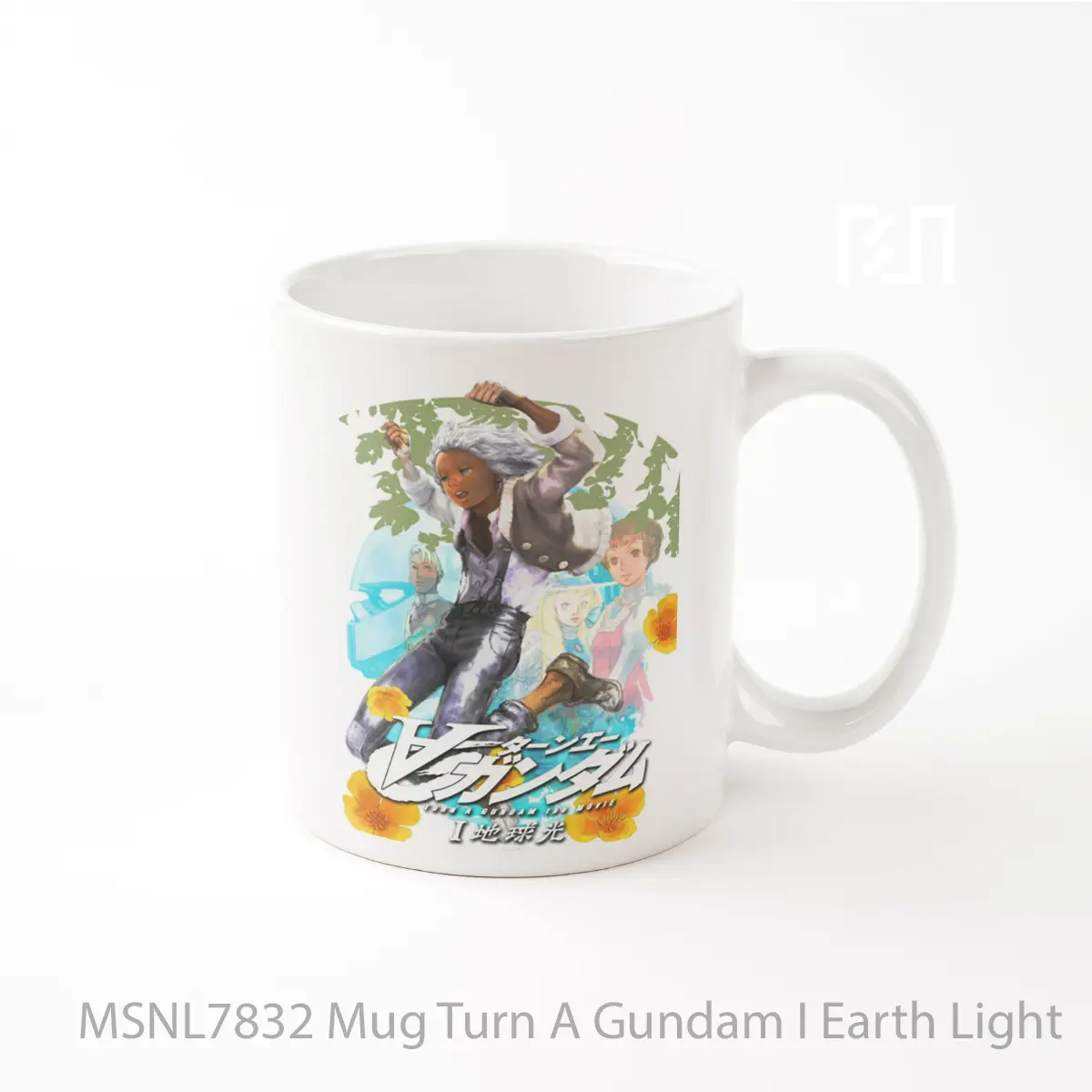 Mug Turn A Gundam I Earth Light Gelas Keramik Tema Film MSNL7832