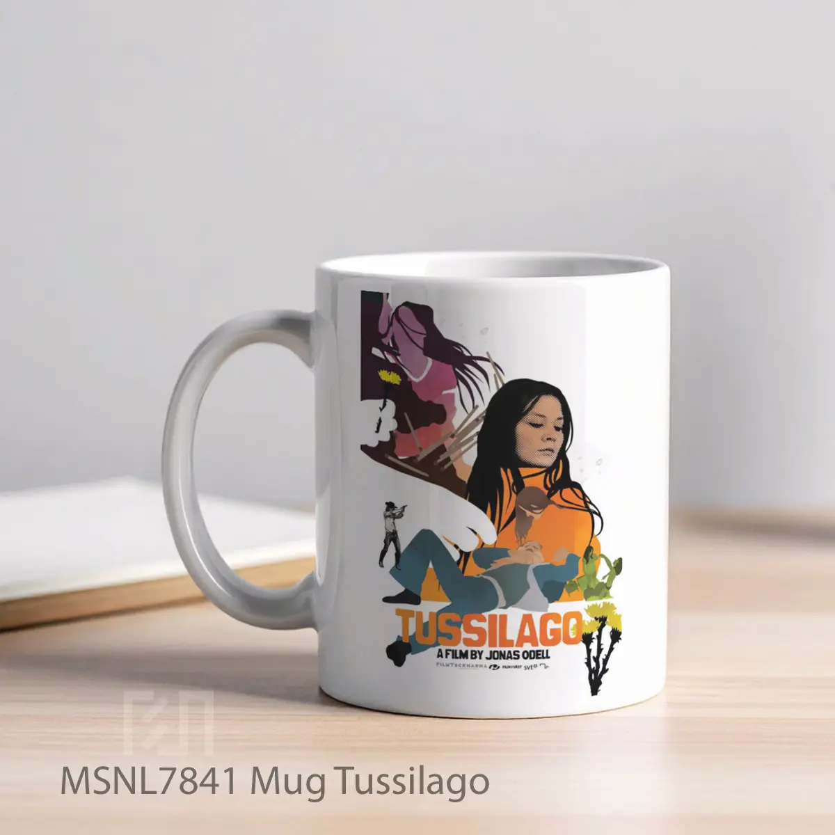 Mug Tussilago Gelas Keramik Tema Film MSNL7841 - Tampak Kiri