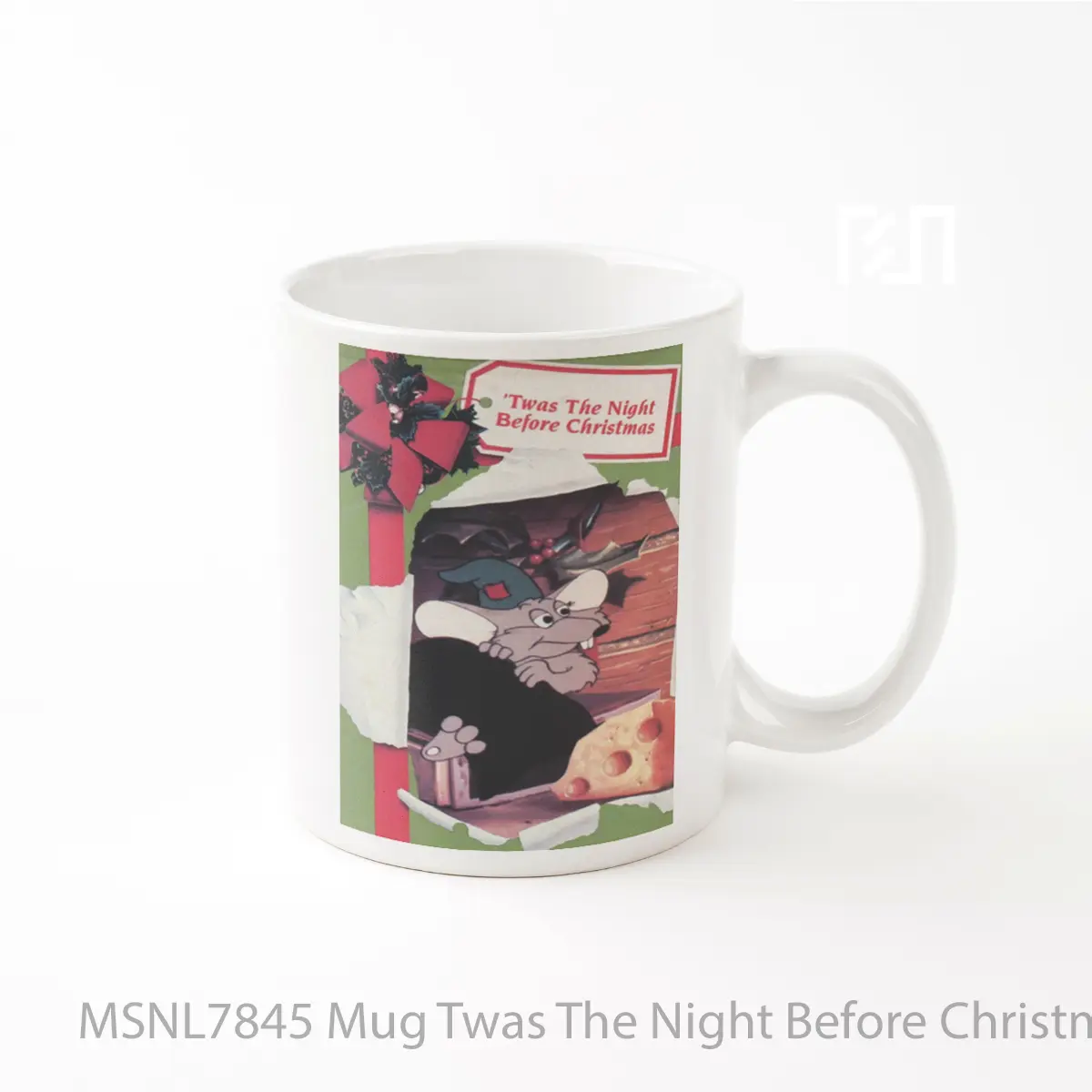 Mug Twas The Night Before Christmas V1 Gelas Keramik Tema Film MSNL7845