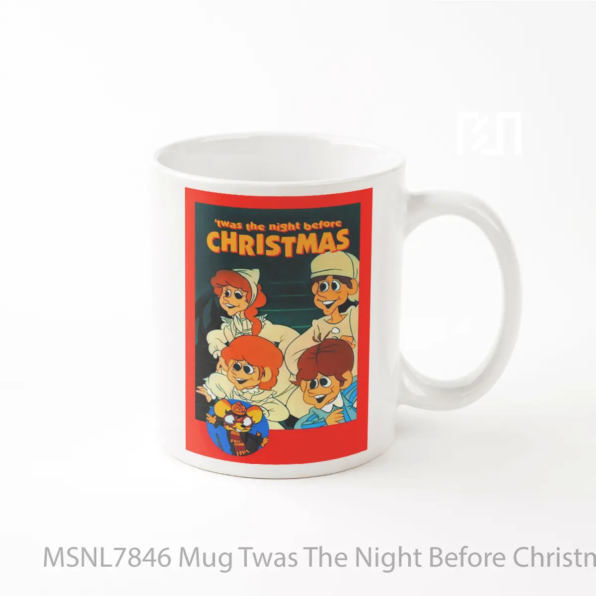Mug Twas The Night Before Christmas V2 Gelas Keramik Tema Film MSNL7846