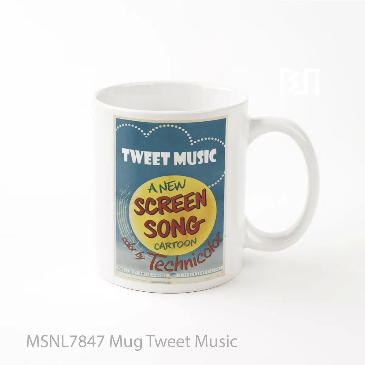 Mug Tweet Music Gelas Keramik Tema Film MSNL7847