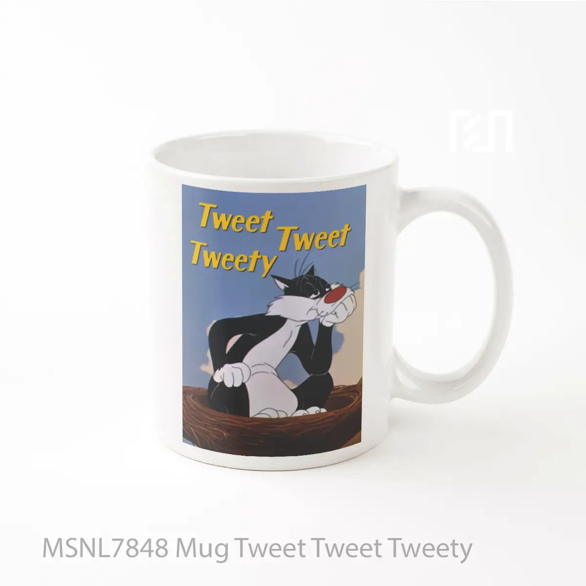 Mug Tweet Tweet Tweety Gelas Keramik Tema Film MSNL7848