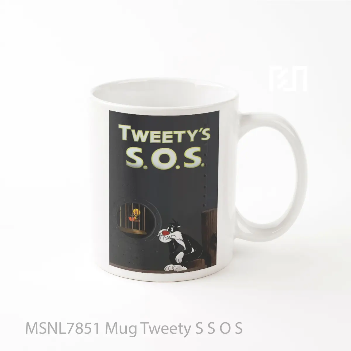 Mug Tweety S S O S Gelas Keramik Tema Film MSNL7851