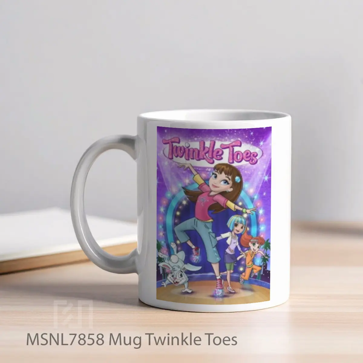 Mug Twinkle Toes Gelas Keramik Tema Film MSNL7858 - Tampak Kiri
