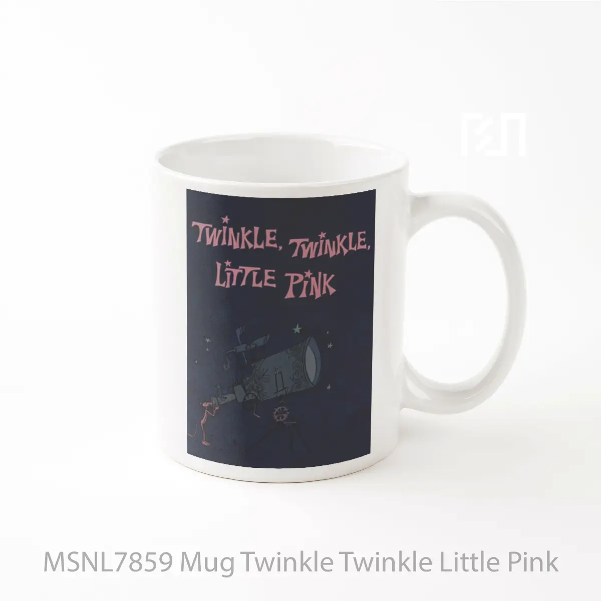 Mug Twinkle Twinkle Little Pink Gelas Keramik Tema Film MSNL7859