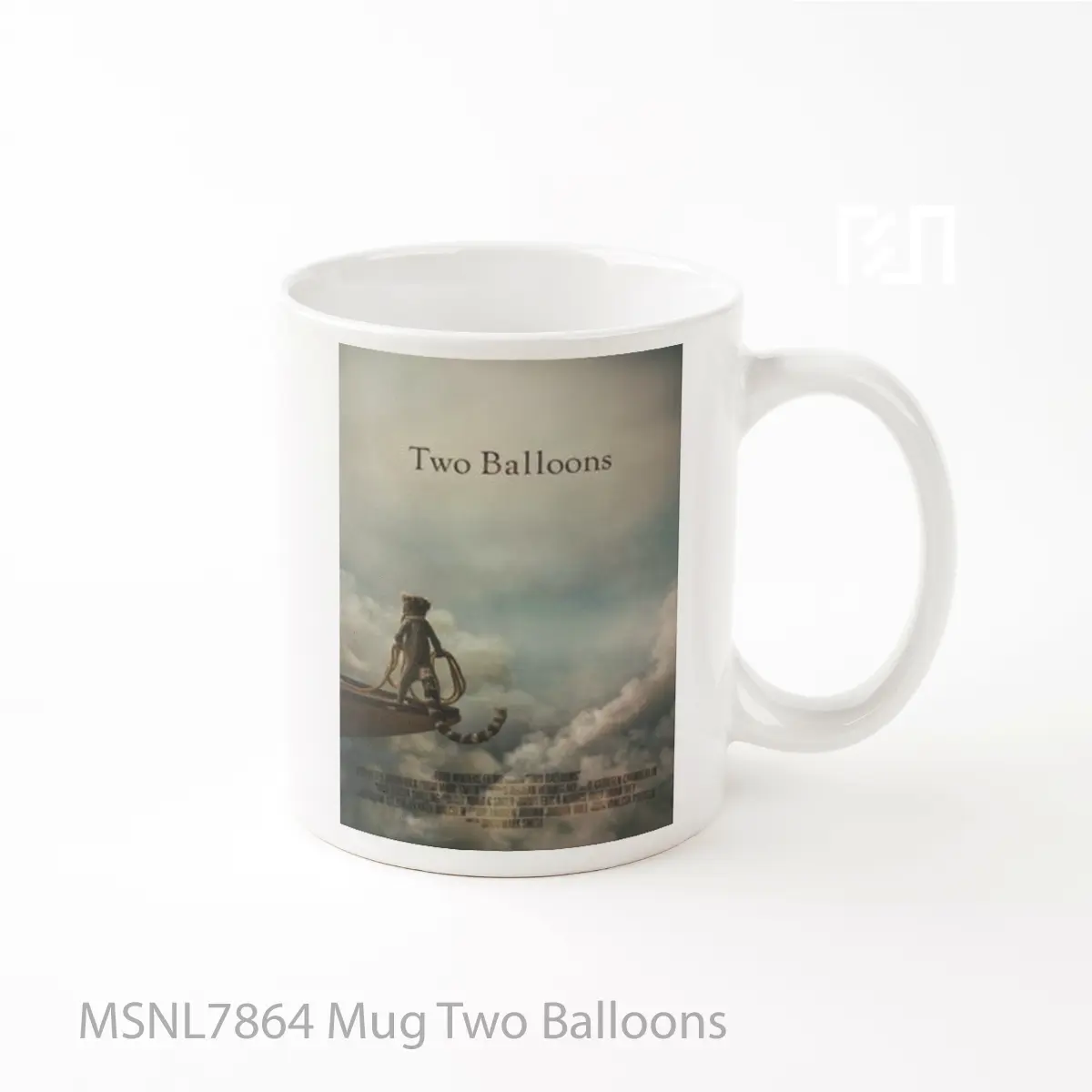 Mug Two Balloons Gelas Keramik Tema Film MSNL7864