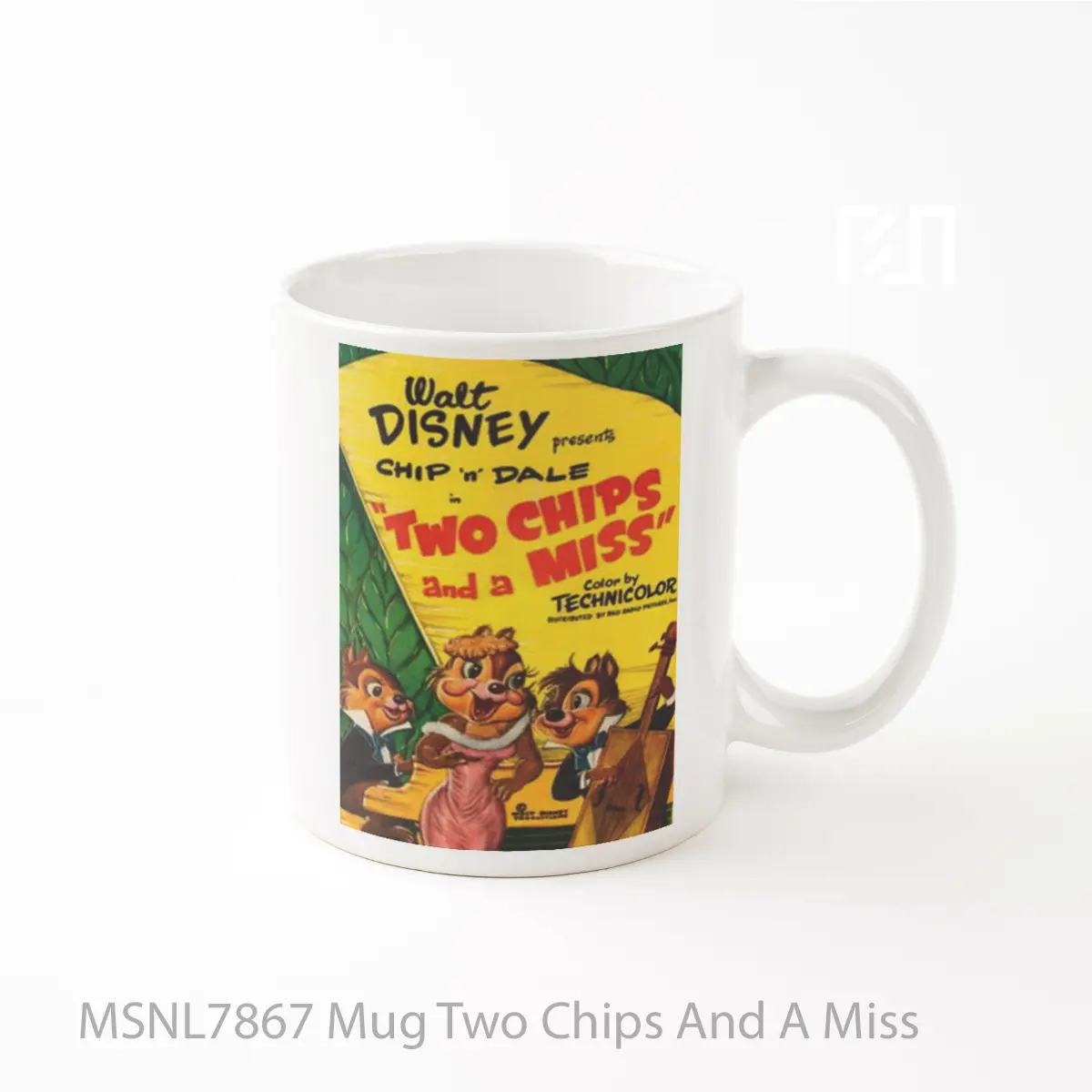 Mug Two Chips And A Miss Gelas Keramik Tema Film MSNL7867