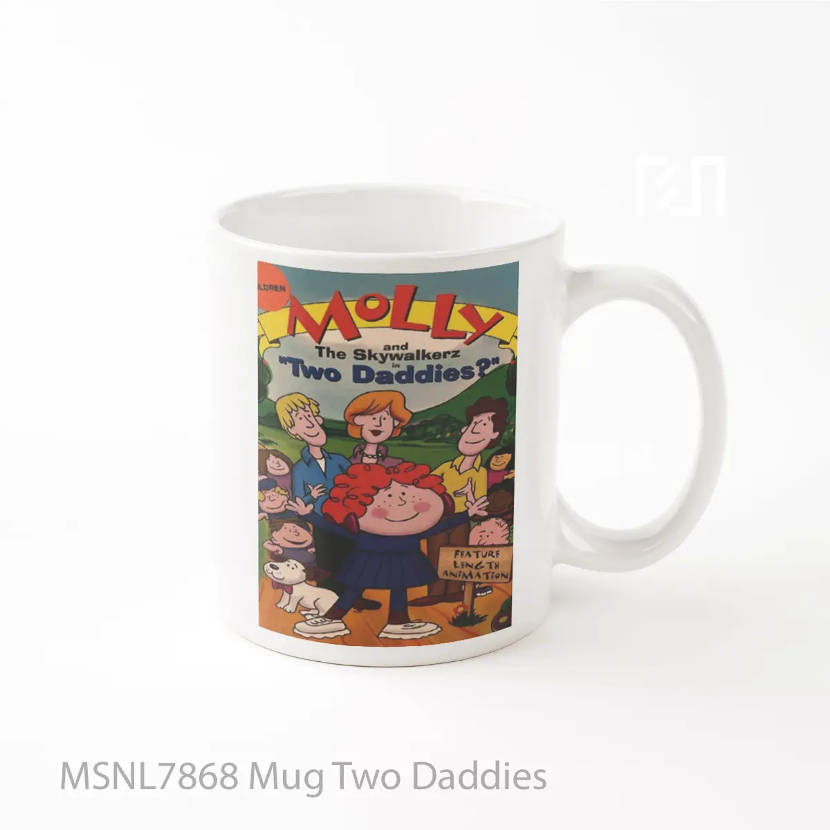 Mug Two Daddies Gelas Keramik Tema Film MSNL7868