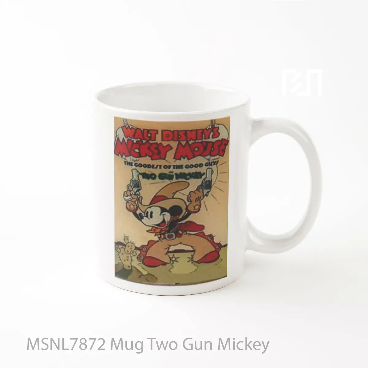 Mug Two Gun Mickey Gelas Keramik Tema Film MSNL7872