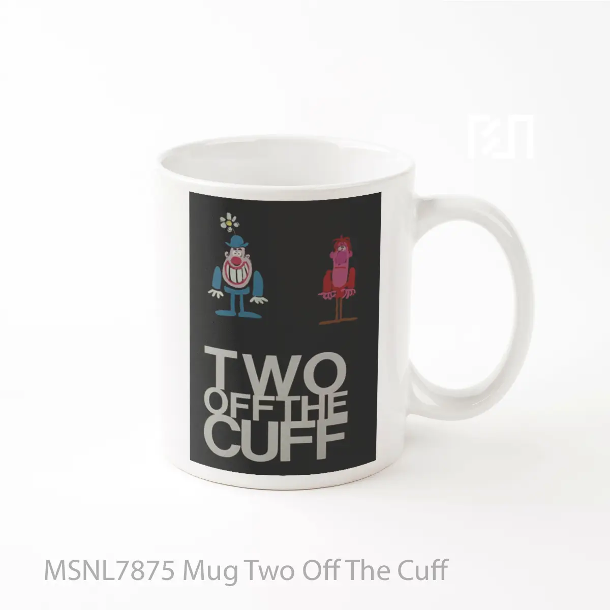 Mug Two Off The Cuff Gelas Keramik Tema Film MSNL7875