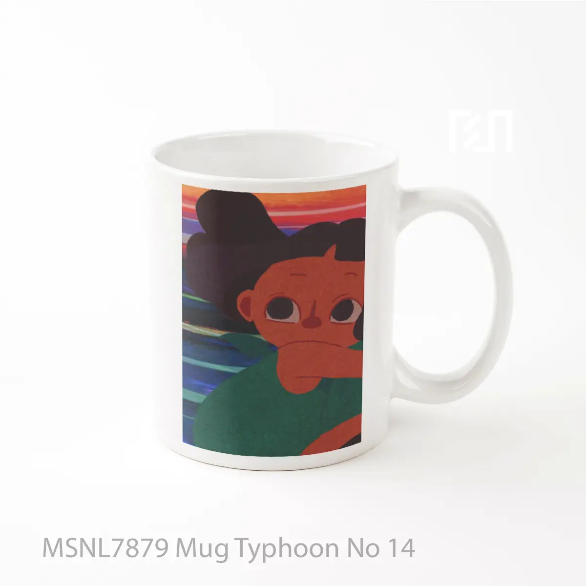 Mug Typhoon No 14 Gelas Keramik Tema Film MSNL7879