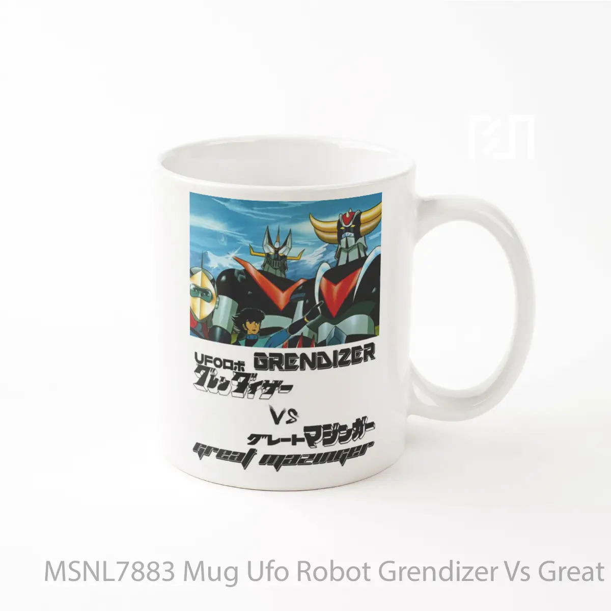 Mug Ufo Robot Grendizer Vs Great Mazinger Gelas Keramik Tema Film MSNL7883