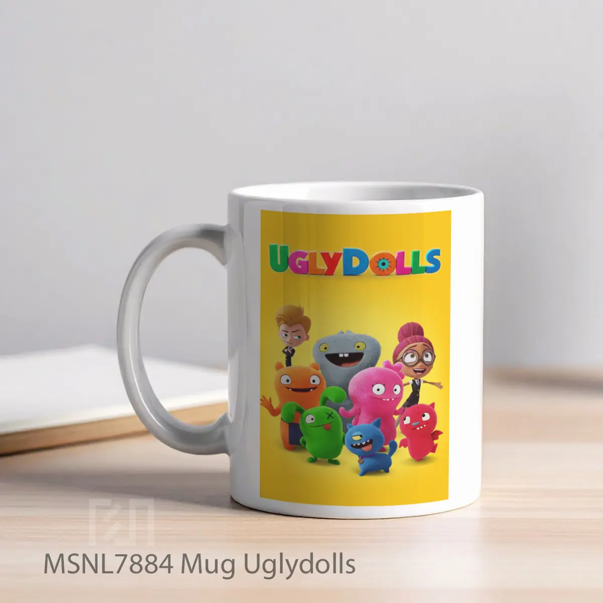 Mug Uglydolls Gelas Keramik Tema Film MSNL7884 - Tampak Kiri