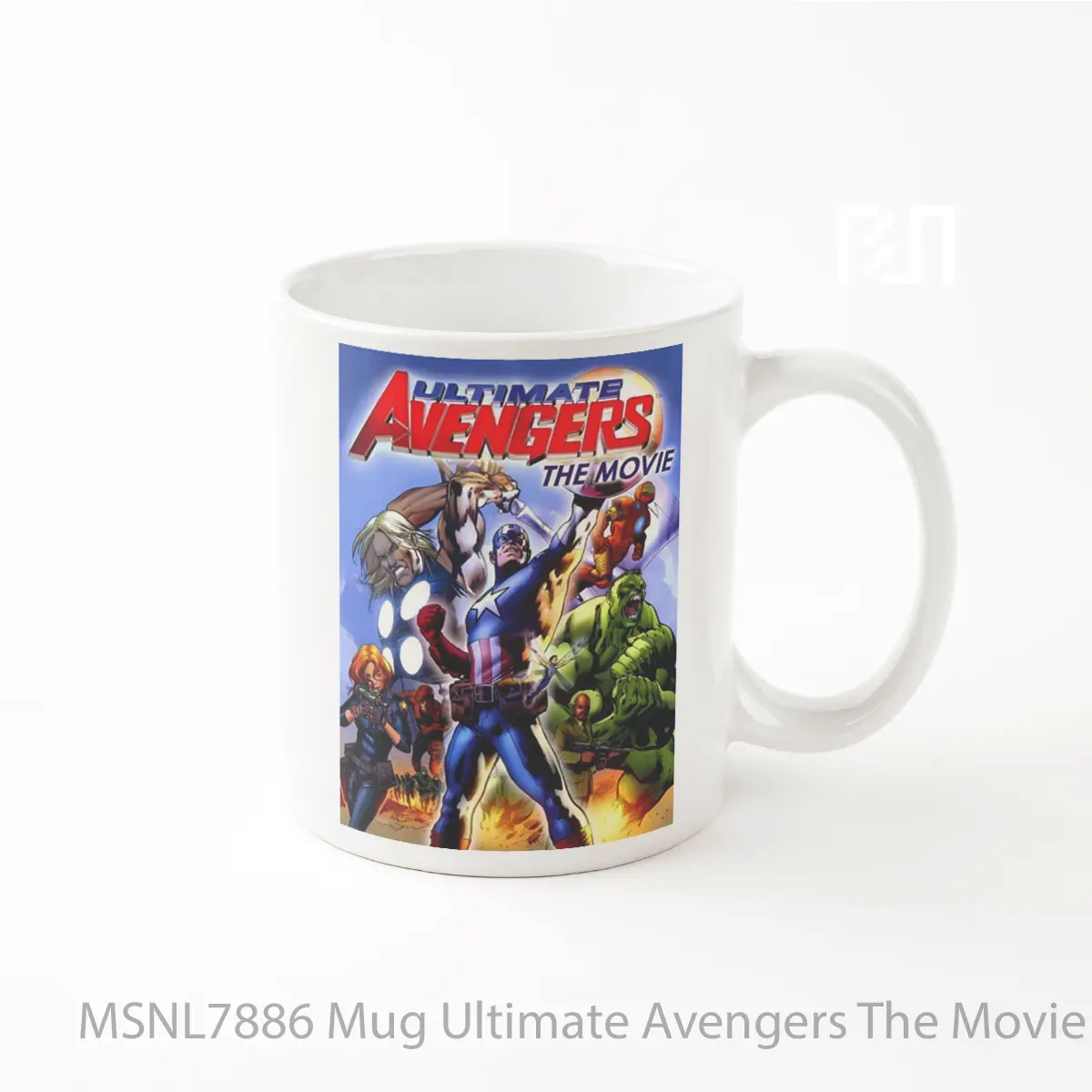 Mug Ultimate Avengers The Movie Gelas Keramik Tema Film MSNL7886