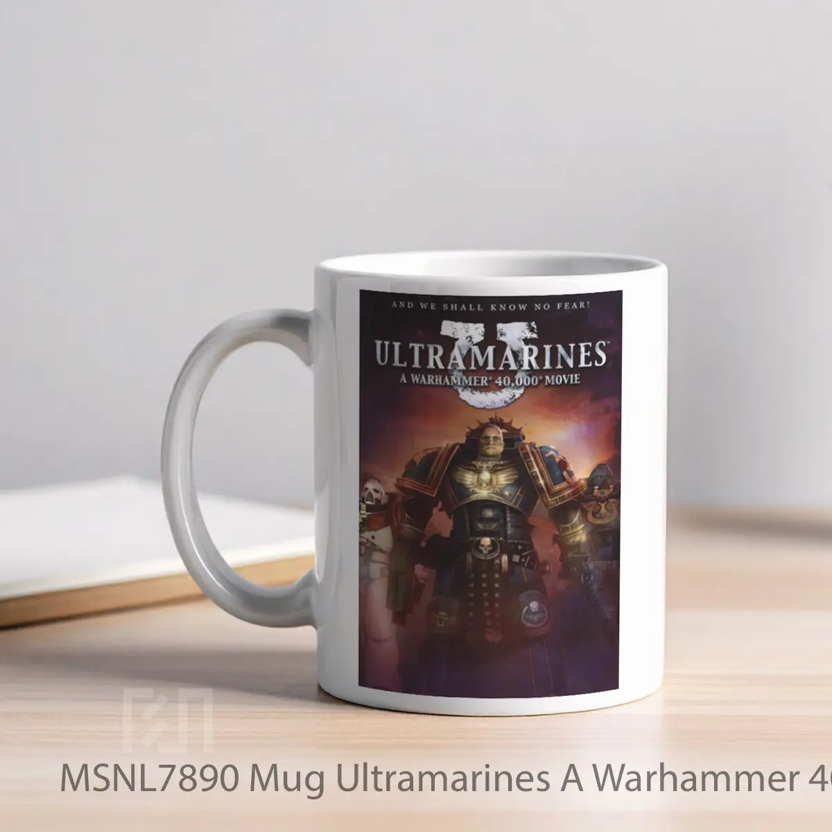 Mug Ultramarines A Warhammer 40 000 Movie Gelas Keramik Tema Film MSNL7890 - Tampak Kiri