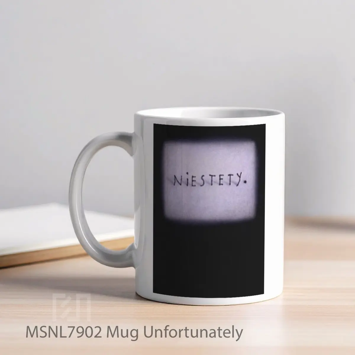 Mug Unfortunately Gelas Keramik Tema Film MSNL7902 - Tampak Kiri