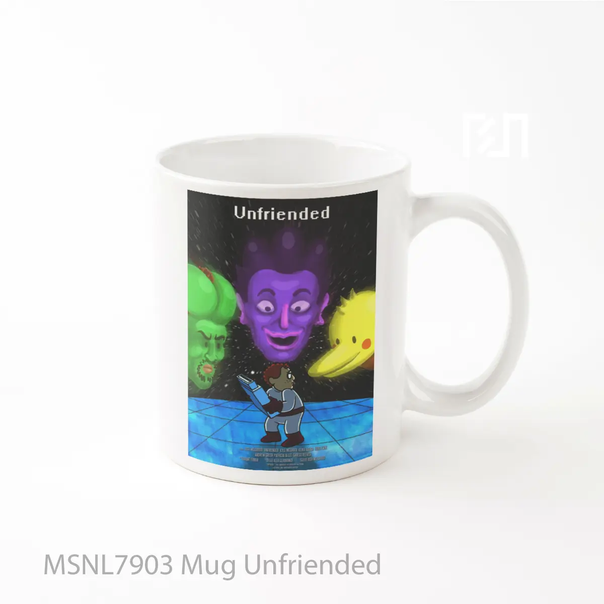 Mug Unfriended Gelas Keramik Tema Film MSNL7903