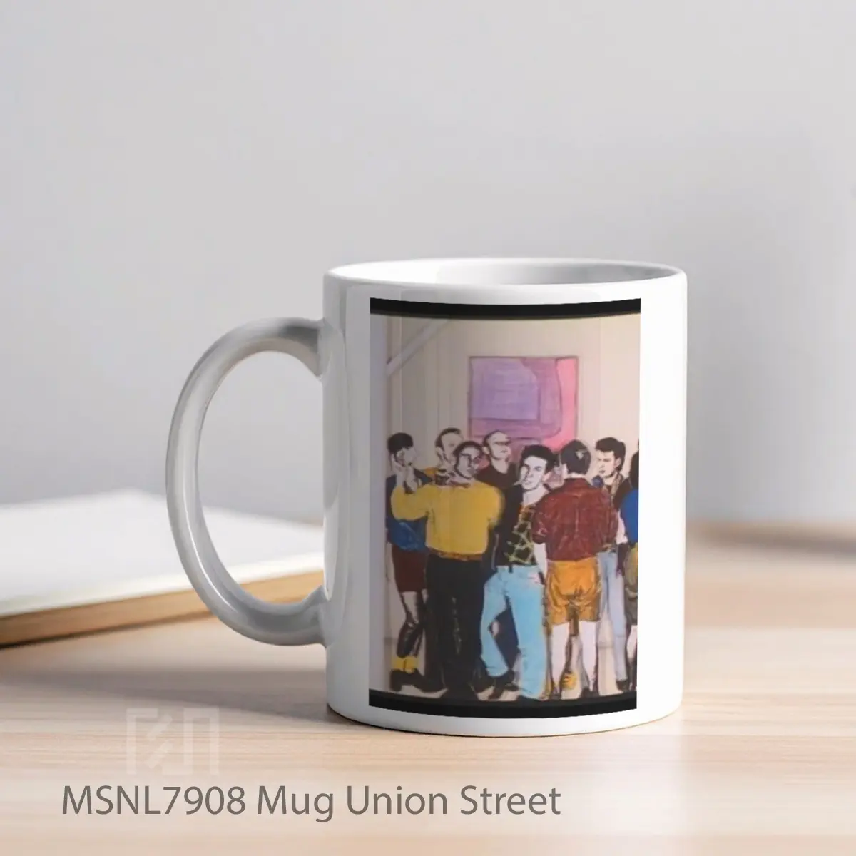Mug Union Street Gelas Keramik Tema Film MSNL7908 - Tampak Kiri