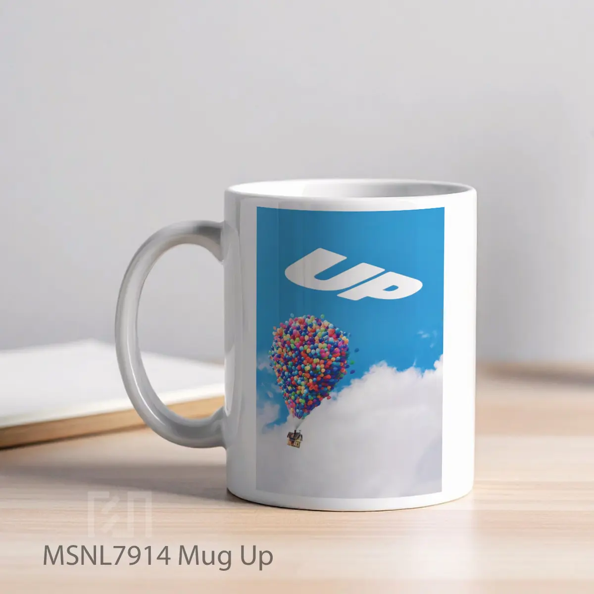 Mug Up Gelas Keramik Tema Film MSNL7914 - Tampak Kiri