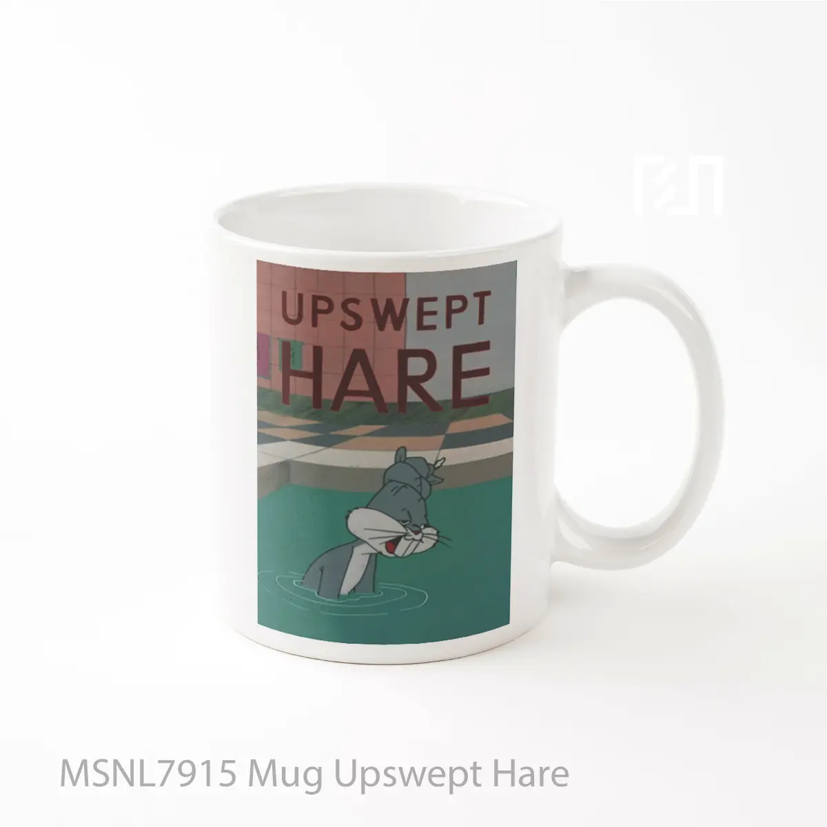 Mug Upswept Hare Gelas Keramik Tema Film MSNL7915