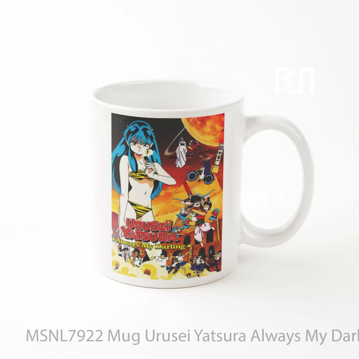Mug Urusei Yatsura Always My Darling Gelas Keramik Tema Film MSNL7922