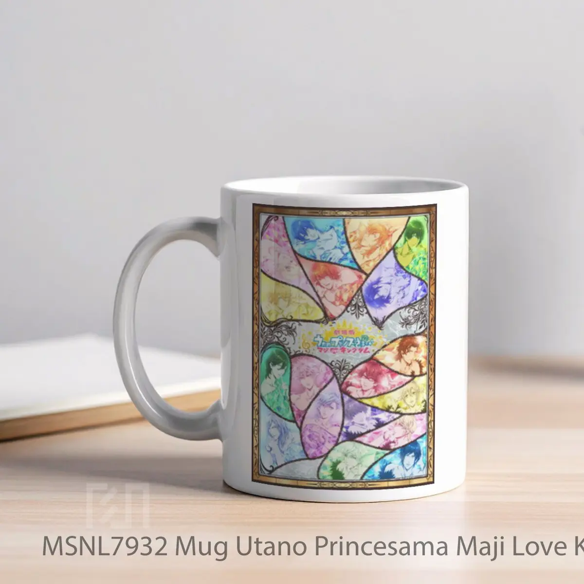 Mug Utano Princesama Maji Love Kingdom Gelas Keramik Tema Film MSNL7932 - Tampak Kiri
