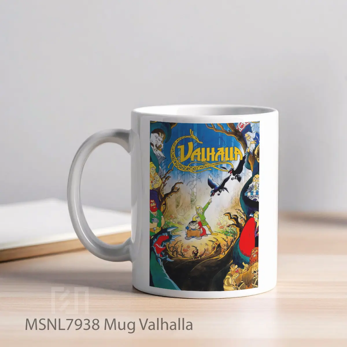 Mug Valhalla Gelas Keramik Tema Film MSNL7938 - Tampak Kiri
