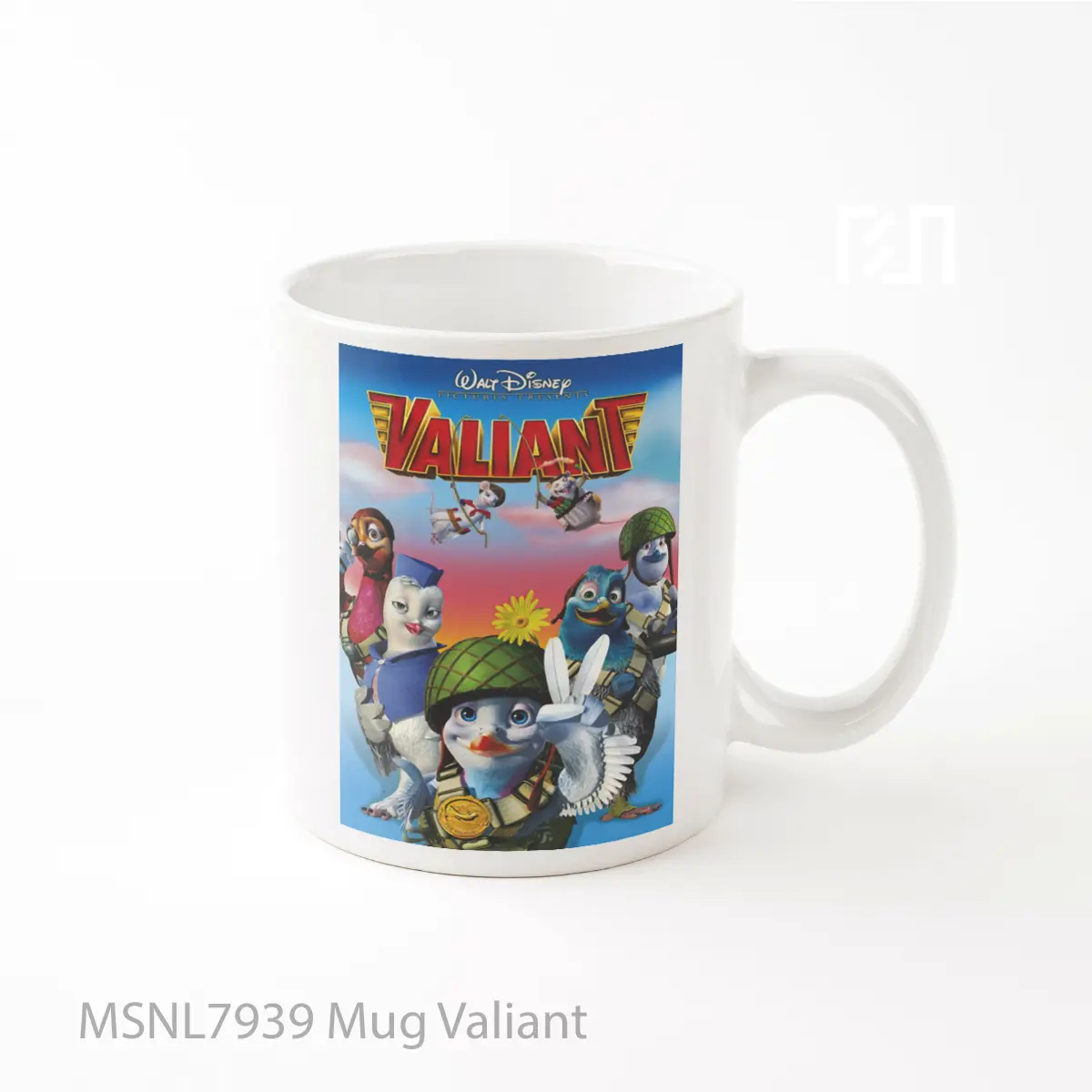 Mug Valiant Gelas Keramik Tema Film MSNL7939