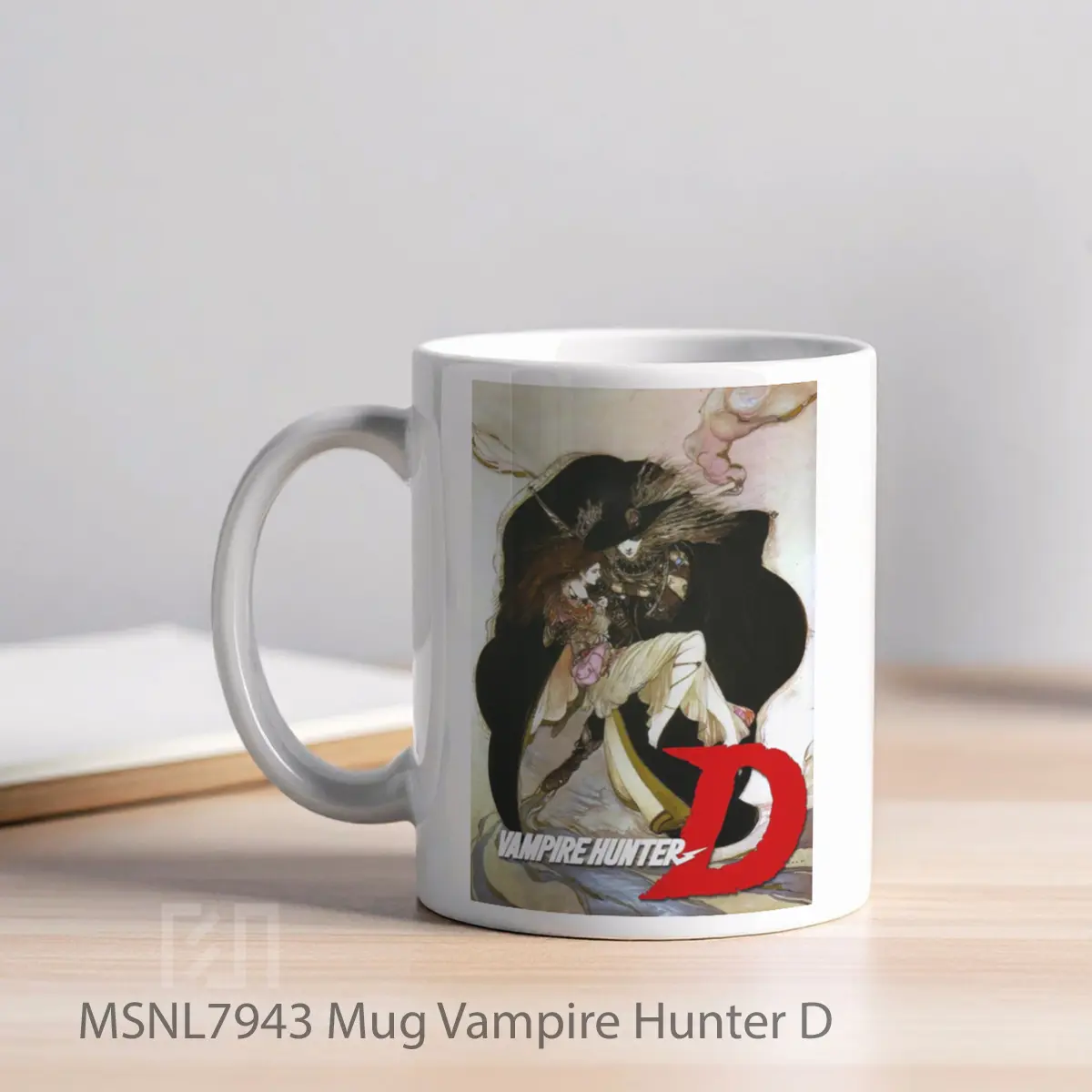 Mug Vampire Hunter D Gelas Keramik Tema Film MSNL7943 - Tampak Kiri
