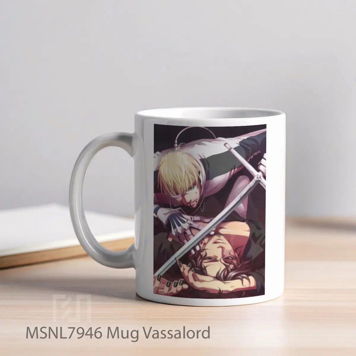 Mug Vassalord Gelas Keramik Tema Film MSNL7946 - Tampak Kiri