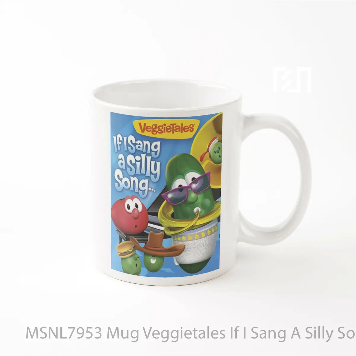 Mug Veggietales If I Sang A Silly Song Gelas Keramik Tema Film MSNL7953