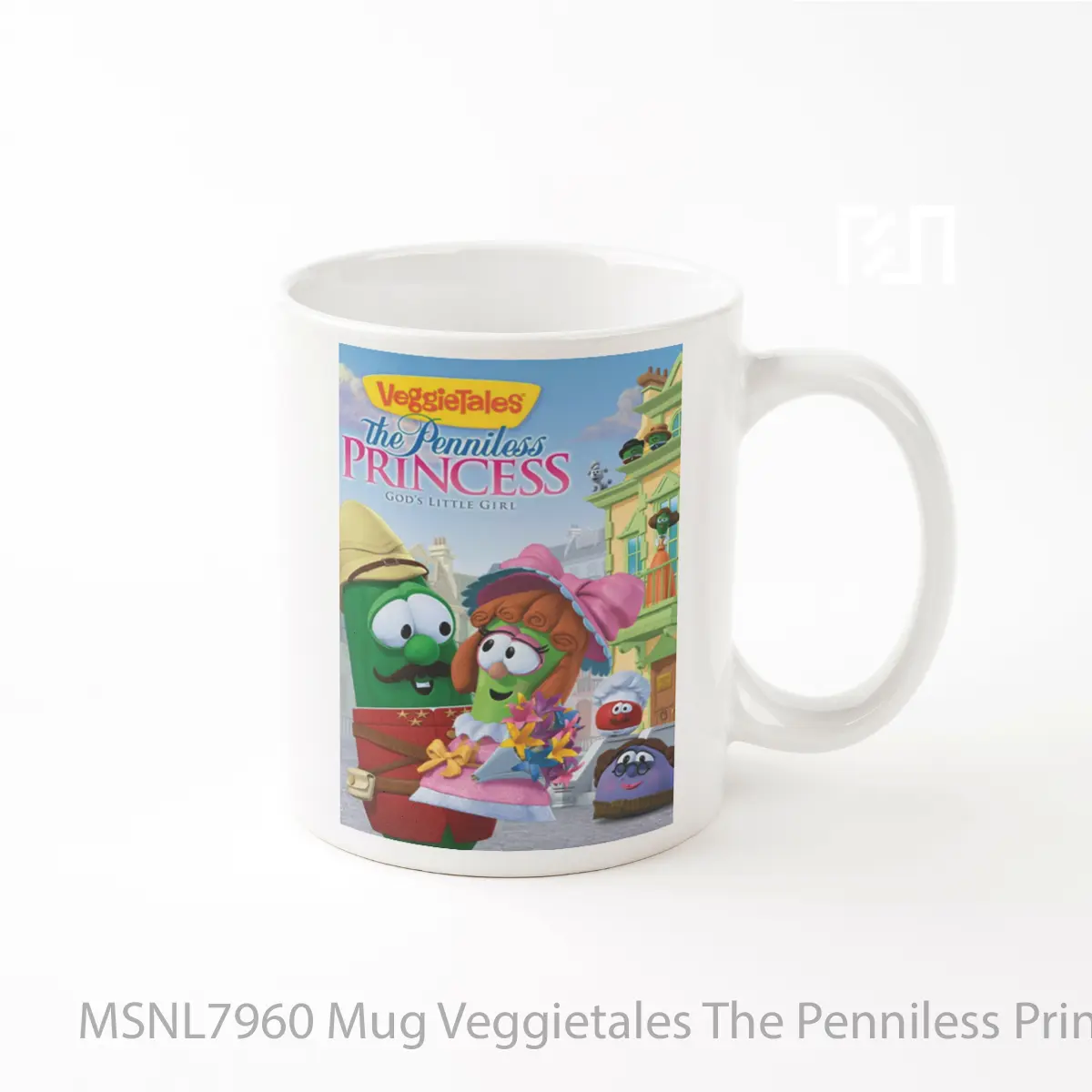Mug Veggietales The Penniless Princess Gelas Keramik Tema Film MSNL7960