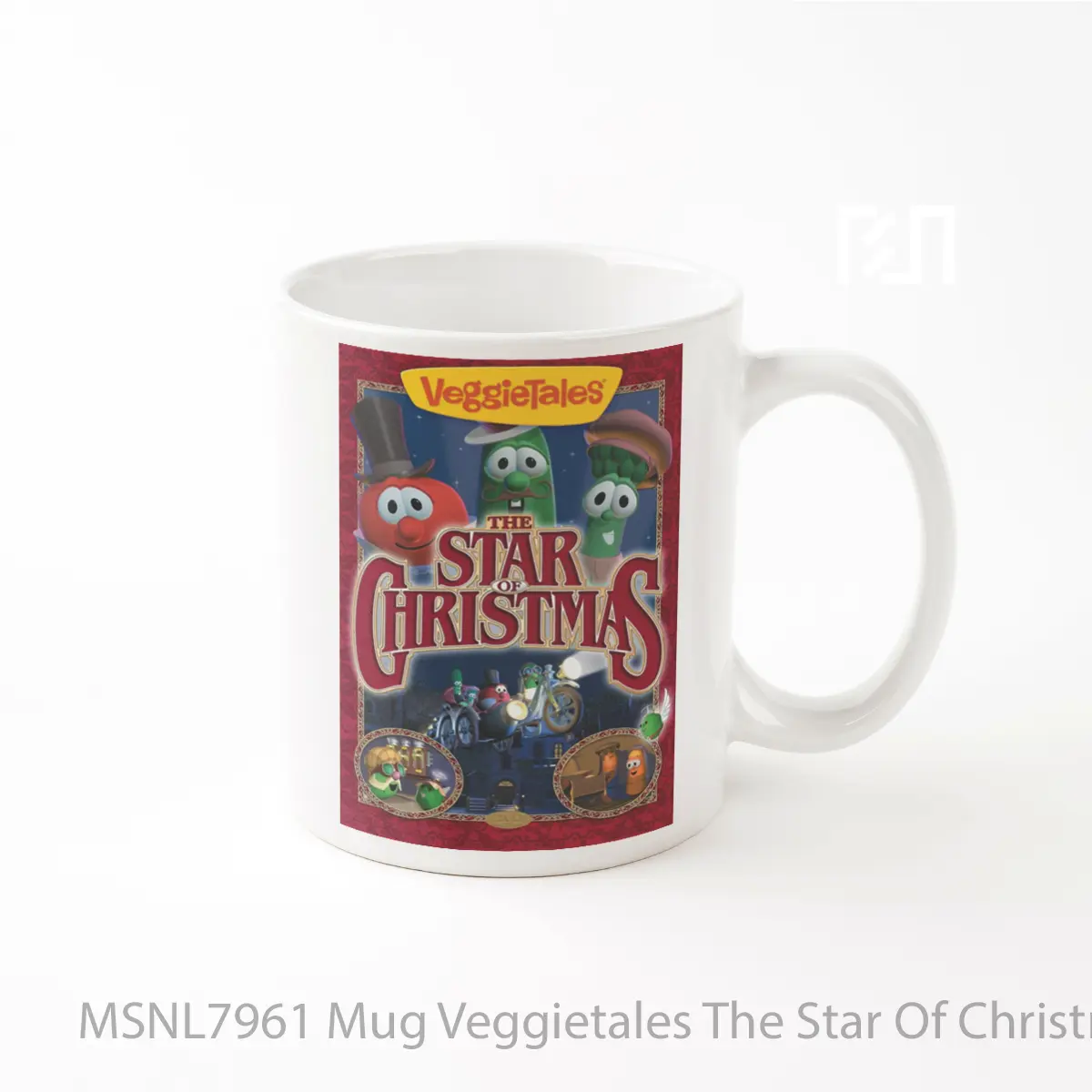 Mug Veggietales The Star Of Christmas Gelas Keramik Tema Film MSNL7961