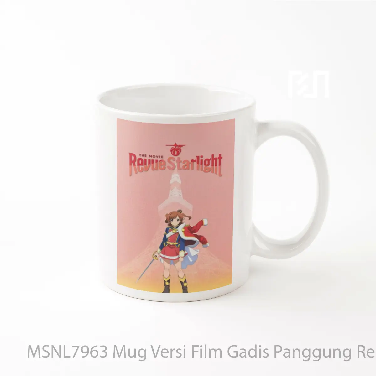 Mug Versi Film Gadis Panggung Revue Starlight Gelas Keramik Tema Film MSNL7963