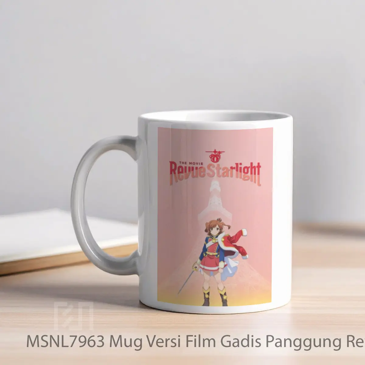 Mug Versi Film Gadis Panggung Revue Starlight Gelas Keramik Tema Film MSNL7963 - Tampak Kiri