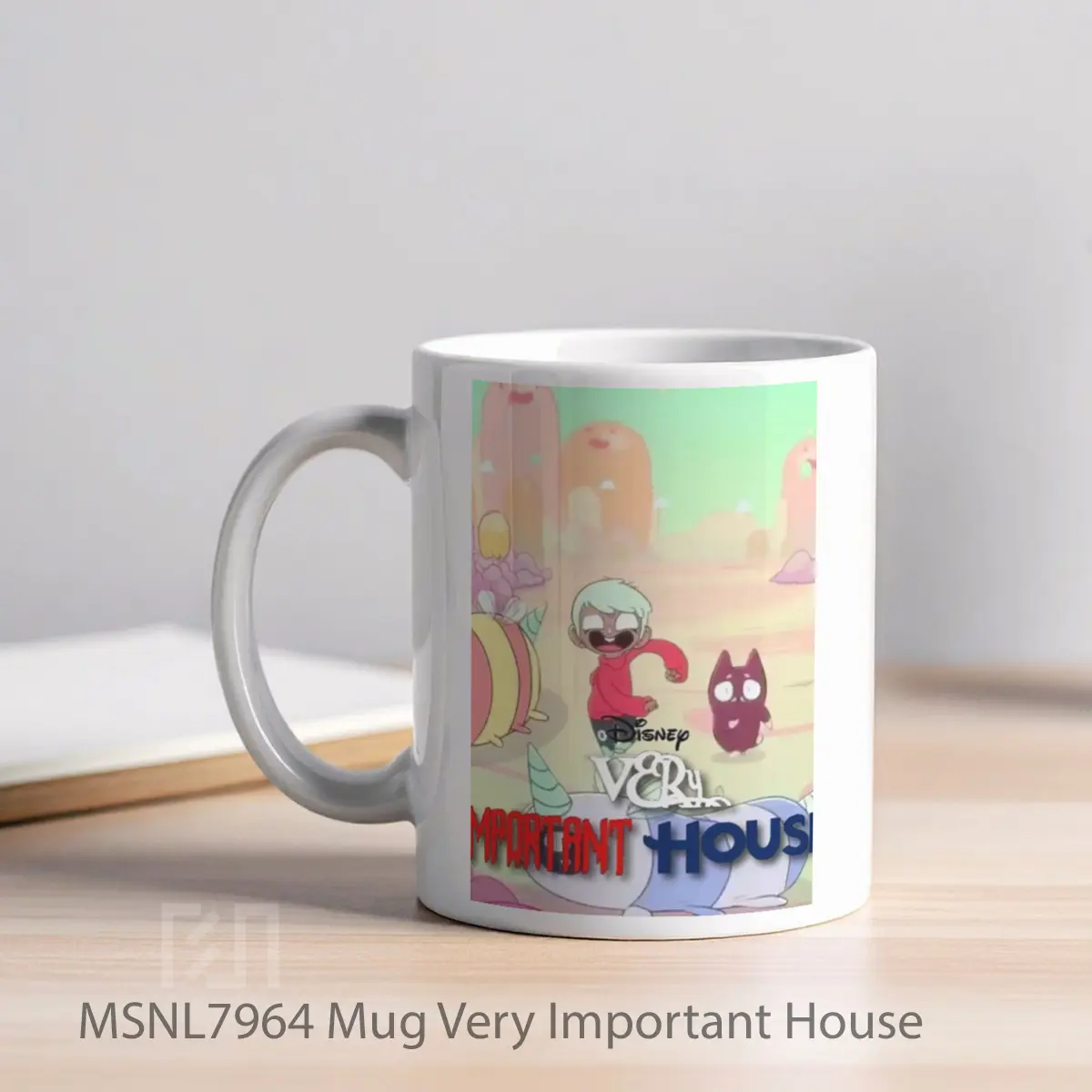 Mug Very Important House Gelas Keramik Tema Film MSNL7964 - Tampak Kiri