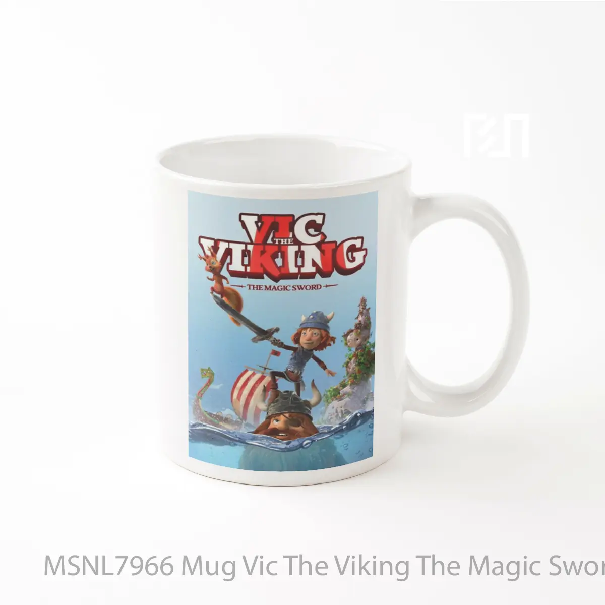 Mug Vic The Viking The Magic Sword Gelas Keramik Tema Film MSNL7966