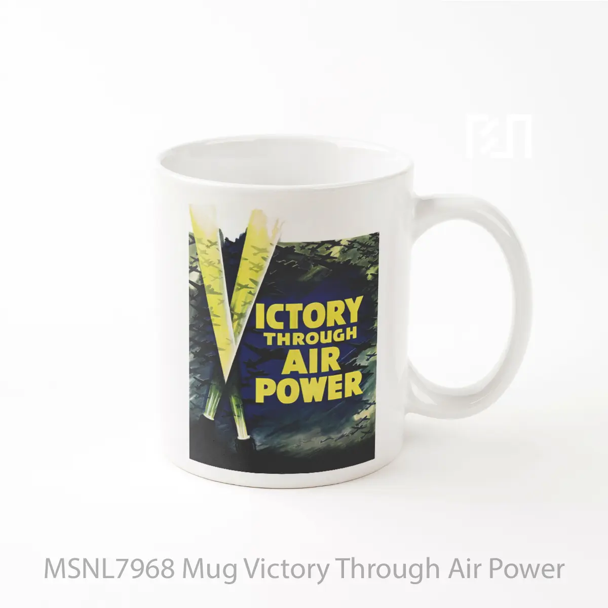 Mug Victory Through Air Power Gelas Keramik Tema Film MSNL7968