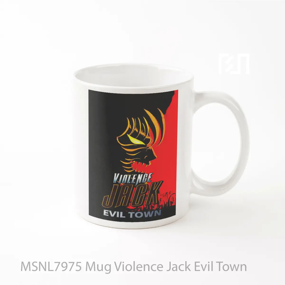 Mug Violence Jack Evil Town Gelas Keramik Tema Film MSNL7975