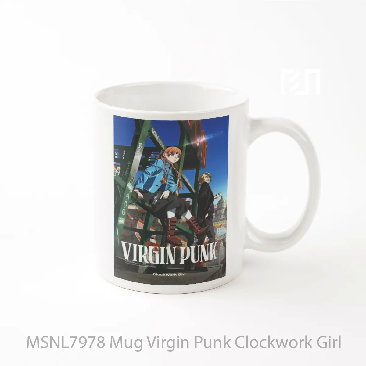 Mug Virgin Punk Clockwork Girl Gelas Keramik Tema Film MSNL7978