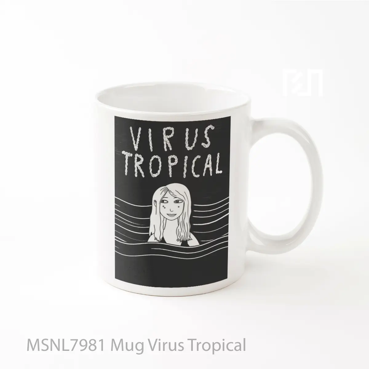 Mug Virus Tropical Gelas Keramik Tema Film MSNL7981