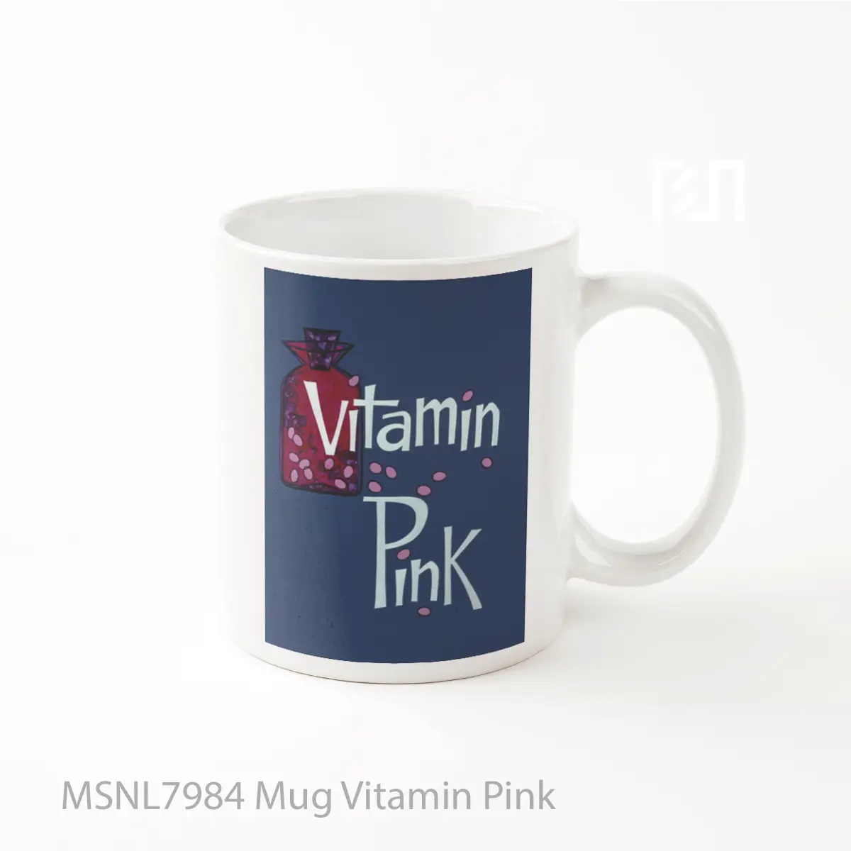 Mug Vitamin Pink Gelas Keramik Tema Film MSNL7984
