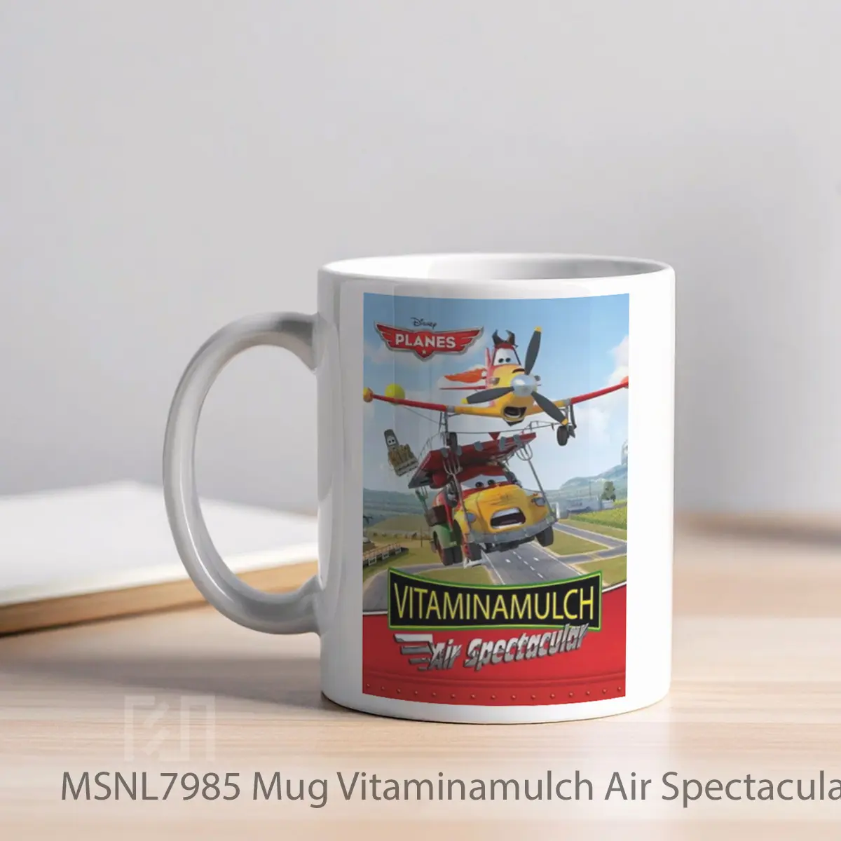 Mug Vitaminamulch Air Spectacular Gelas Keramik Tema Film MSNL7985 - Tampak Kiri